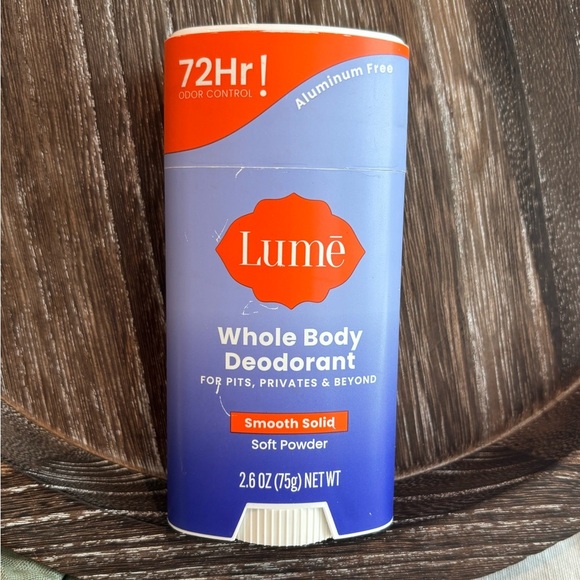 Lume Whole Body Deodorant • Smooth Solid • Soft Powder • 2.6 oz - Picture 3 of 4